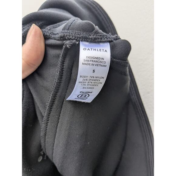 Athleta Women’s Leggings Delancey Moto Tight Black Ankle Zip Athleisure Size S - Picture 14 of 16